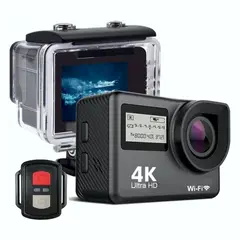 COLME TECHNOLOGY HOME - Cámara Deportiva Sumergible 30m Wifi 4K Ultra HD Dual LCD K2