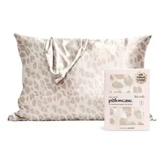 GENERICO - Funda De Almohada Kitsch Satén Leopardo Para Cabello Y Piel Suave Sin Frizz