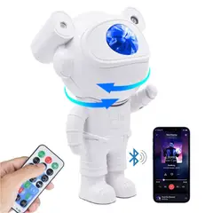 COLME TECHNOLOGY HOME - Proyector Luz Led Astronauta Nebulosa Para Niños Bluetooth