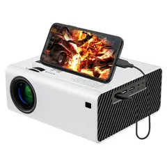 GENERICO - Proyector LED Video Beam 2000Lm HD 1080P Wifi CastScreen Y6