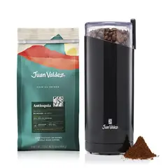 JUAN VALDEZ - Kit Molino Eléctrico + Café Antioquia Grano 454g
