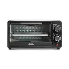HOME ELEMENTS - HORNO TOSTADOR 9L NEGRO 800W
