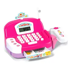 GENERICO - Caja Registradora Cash De Juguete Para Niña + Baterias