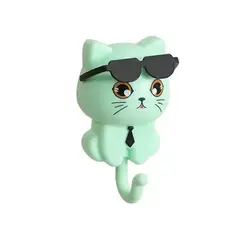 GENERICO - Gancho De Gato Sqhome Autoadhesivo Multifuncional- Verde