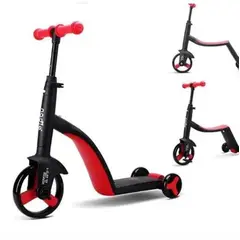 GENERAL - Scooter Monopatin 3 En 1 Triciclo Bicicleta Impulso