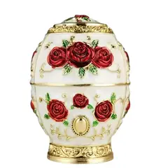 USA - Porta Palillos De Huevo De Pascua Con Rosas Acrilico