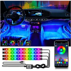 ONE PIXEL - Luz Interior De Carro Inteligentes Iluminación LED RGB APP