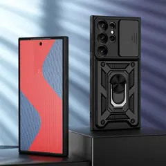 GENERICO - Forro Estuche Protector Funda Para S22 Ultra Con Protector De Cámara