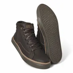 CALZADO CON ALTURA MONSERRATE - Tenis en CUERO para hombre marca Monserrate Ref Huracan color Café