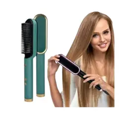GENERICO - Cepillo Plancha Secador 2 En 1 Alisador