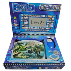 GENERICO - Mini computador didáctico azul máquina de estudio
