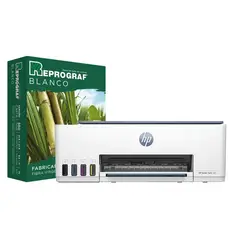 HP - Impresora Multifuncional Smart 585 Azul + Resma de Papel