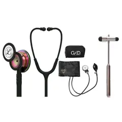LITTMANN - Fonendoscopio Classic 3 Black Rainbow 5870 + Tensiometro Gmd + Regalo
