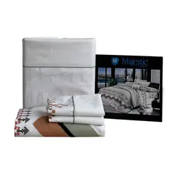 MAJESTIC IMPERIAL - Juego De Sabanas Majestic Cama Semidoble 200 Hilos, Súper Suave