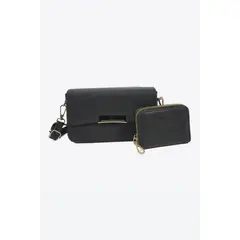 YOI - Bolso mini de con billetera y broche seguro