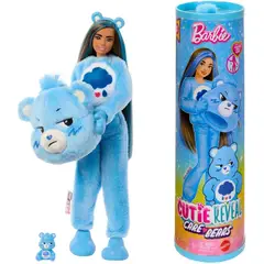 BARBIE - Muñeca Cutie Reveal Care Bears Osito Cariñosito Azul