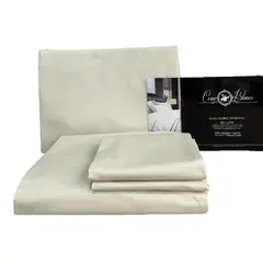 CISNE BLANCO - Juego De Sabanas Cama Queen 100% Algodón
