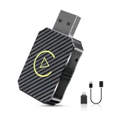 GENERICO - Adaptador CarPlay Inalámbrico 2 en 1