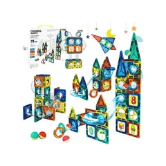 GENERICO - Set de Bloques Magnéticos Coloridos - (73 piezas)