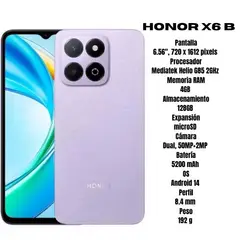 HONOR - X6b dual sim 128gb morado boreal 4gb ram