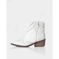 STIVALI - Botin Texano San Antonio Cuero Beige