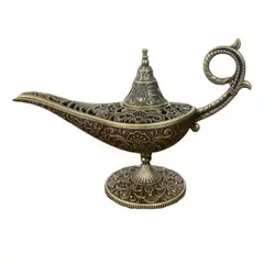 HINDU - Lampara Aladino Mesa Bronce Para Incienso