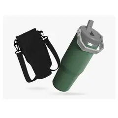 INNOVA - Termo 900 Ml Flip Con Funda De Neopreno Con Correa Y Bolsillos