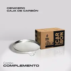 HUMO BARRILES - Combo Complemento - Cenicero + Caja de Carbon