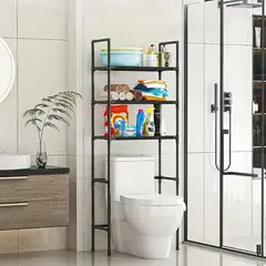 GENERICO - Mueble Organizador Para Baño 3 Niveles Estantería Multiusos Resistente