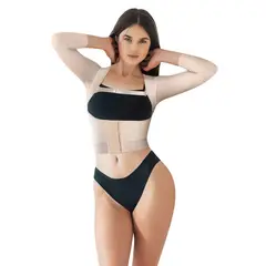 FAJAS TUFIT - Chaleco Corrector De Postura Con Mangas CM - 3087