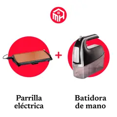 HAMILTON BEACH - Batidora electrica de mano y Parrilla Electrica