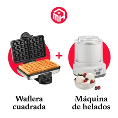 HAMILTON BEACH - Waflera Cuadrada y Maquina de Helados