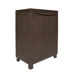 COLPLAST - Armario Mediano Rattan Wengue