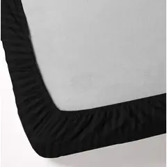 SALOMON - Juego De Sabanas QUEEN 30cm negro - Planchado Permanente 600h