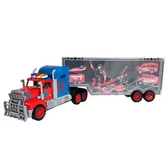 GENERICO - Tractomula Camion Transporte Carros Bomberos Personajes