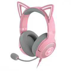 RAZER - Diadema Gamer Inalámbrica Bt 5,2 Ghz Kraken Kitty V2 Rosa