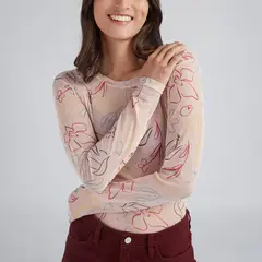 JULIANA SANCHEZ - Top Flora - Marfil