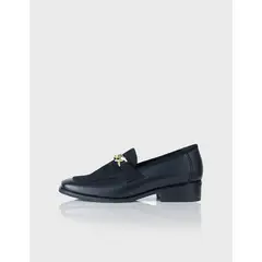 STIVALI - Mocasín Amaretto Cuero Negro