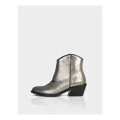 STIVALI - Botin Andromeda Cuero Plomo Negro