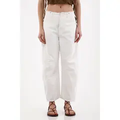 TENNIS - Jean Horseshoe con desflecado crudo para mujer
