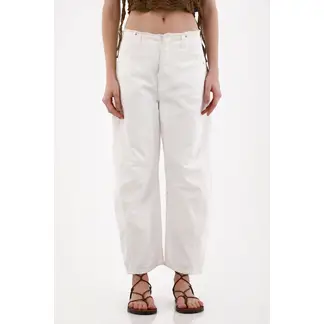 TENNIS - Jean Horseshoe con desflecado crudo para mujer