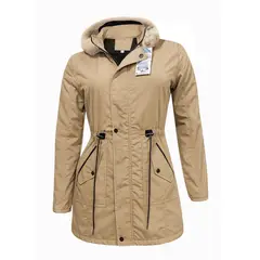 MODA EN CIRCUITO - Chaqueta o Gabán Impermeable tipo Parka para Mujer