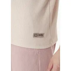 BELIFE - Camiseta oversize manga corta arena para hombre