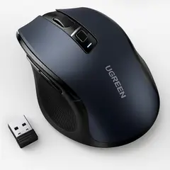 UGREEN - Mouse Inalambrico Negro