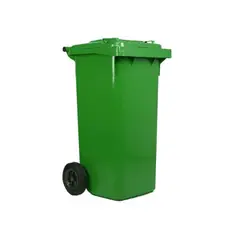 GENERICO - Contenedor de basura CDR con Ruedas 120 Litros Verde