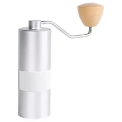 VITTORIA - Molino Café Manual Grinder Molinillo Profesional Lujo Acero Plateado