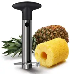 CLEAR - Cortador Pelador De Piña De Acero Inoxidable