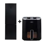 HACEB - Combo Momentos gourmet: Nevera Bottom Mount 382 Lts + Freidora de aire 4.2 litros