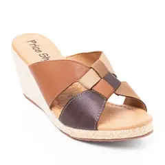 PRICE SHOES - Plataformas para Mujer 692A160TIERRA