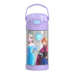 THERMOS - Termo Pitillo Infantil Acero Inoxidable Frozen 12 Oz
